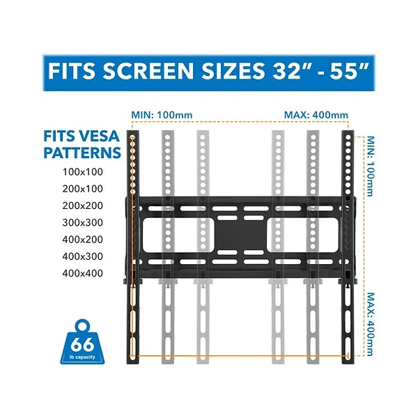 Mount-It! 2-Shelf Metal Mobile A/V Cart With Lockable Wheels, Black (MI-1870) 5 Mount-It! 2-Shelf Metal Mobile A/V Cart With Lockable Wheels, Black (MI-1870) - Image 5