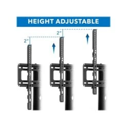 Mount-It! 2-Shelf Metal Mobile A/V Cart With Lockable Wheels, Black (MI-1870) 13 Mount-It! 2-Shelf Metal Mobile A/V Cart With Lockable Wheels, Black (MI-1870) -Prepa Furniture Shop sp106140882 s7