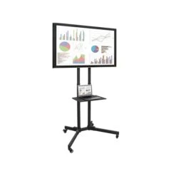 Mount-It! Metal Mobile A/V Cart With Lockable Wheels, Black (MI-2876) 10 Mount-It! Metal Mobile A/V Cart With Lockable Wheels, Black (MI-2876) -Prepa Furniture Shop sp106383023 s7