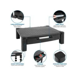 Mount-It! Plastic/Poly Stand, Black (MI-7853A) -Prepa Furniture Shop sp106467457 s7