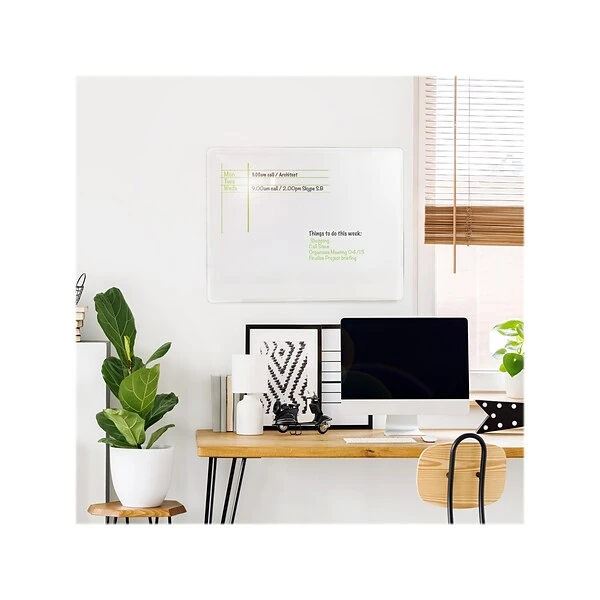 Viztex Glacier Glass Dry-Erase Whiteboard, 17" X 23" (FCVGM1723WG) 6 Viztex Glacier Glass Dry-Erase Whiteboard, 17" X 23" (FCVGM1723WG) - Image 6