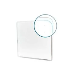 Viztex Glacier Glass Dry-Erase Whiteboard, 14" X 14" (FCVGM1414WG) -Prepa Furniture Shop sp113452776 s7
