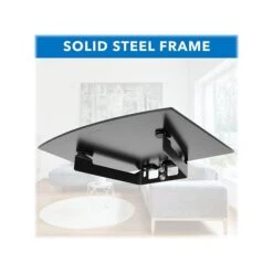 Mount-It! Glass/Steel A/V Component Wall-Mounted Shelf, Black (MI-895) -Prepa Furniture Shop sp116958004 s7