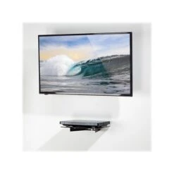 Mount-It! Glass/Steel A/V Component Wall-Mounted Shelf, Black (MI-895) -Prepa Furniture Shop sp116958006 s7