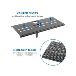 Mount-It! Plastic/Steel TV Top Shelf, Black (MI-897)