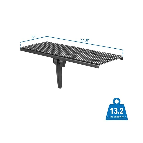 Mount-It! Plastic/Steel TV Top Shelf, Black (MI-897) 2 Mount-It! Plastic/Steel TV Top Shelf, Black (MI-897) - Image 2