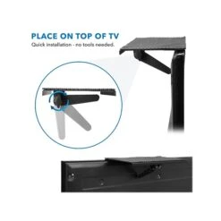 Mount-It! Plastic/Steel TV Top Shelf, Black (MI-897) 9 Mount-It! Plastic/Steel TV Top Shelf, Black (MI-897) -Prepa Furniture Shop sp116958021 s7