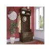 Kathy Ireland® Home By Bush Furniture Woodland 69" Hall Tree And Small Shoe Bench With Drawer And 2 Shelves, Ash Brown