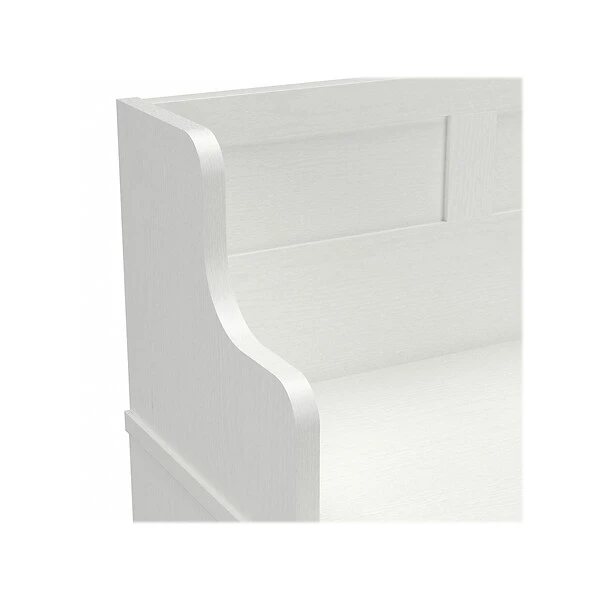 Kathy Ireland® Home By Bush Furniture Woodland 32" Entryway Bench With Doors, White Ash (WDL005WAS) 6 Kathy Ireland® Home By Bush Furniture Woodland 32" Entryway Bench With Doors, White Ash (WDL005WAS) - Image 6