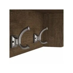 Kathy Ireland® Home By Bush Furniture Woodland 21" Shoe Storage Bench And Coat Rack With 12 Shelves, Ash Brown (WDL004ABR) 11 Kathy Ireland® Home By Bush Furniture Woodland 21" Shoe Storage Bench And Coat Rack With 12 Shelves, Ash Brown (WDL004ABR) -Prepa Furniture Shop sp117517720 s7