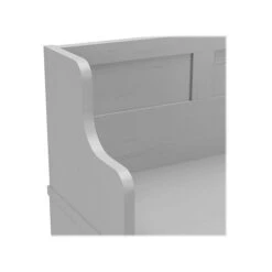 Kathy Ireland® Home By Bush Furniture Woodland 32" Entryway Bench With 8 Shelves, Cape Cod Gray (WDL006CG) -Prepa Furniture Shop sp117593059 s7