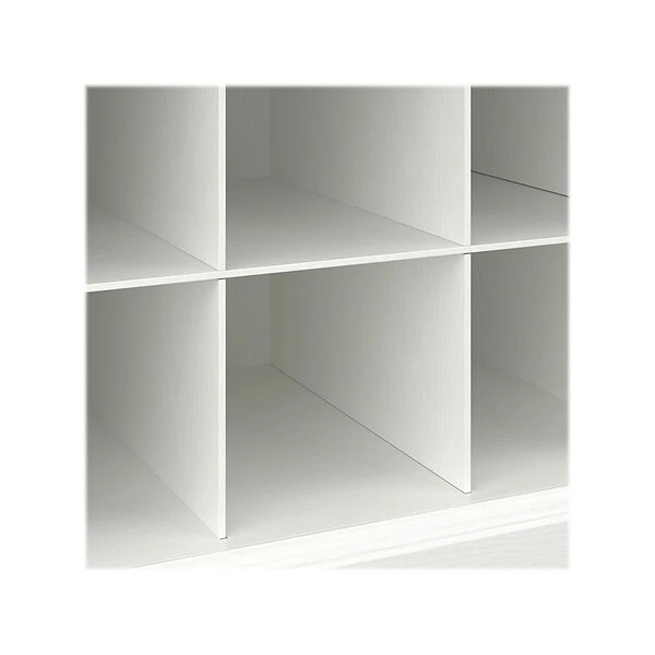 Kathy Ireland® Home By Bush Furniture Woodland 71" Hall Tree And Shoe Bench With 12 Shelves, White Ash (WDL002WAS) 5 Kathy Ireland® Home By Bush Furniture Woodland 71" Hall Tree And Shoe Bench With 12 Shelves, White Ash (WDL002WAS) - Image 5