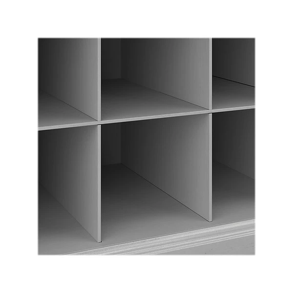 Kathy Ireland® Home By Bush Furniture Woodland 21" Shoe Storage Bench And Coat Rack, 12 Shelves, Cape Cod Gray (WDL004CG) 6 Kathy Ireland® Home By Bush Furniture Woodland 21" Shoe Storage Bench And Coat Rack, 12 Shelves, Cape Cod Gray (WDL004CG) - Image 6