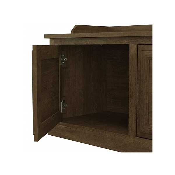 Kathy Ireland® Home By Bush Furniture Woodland 71" Hall Tree And Shoe Storage Bench With Doors, Ash Brown (WDL001ABR) 6 Kathy Ireland® Home By Bush Furniture Woodland 71" Hall Tree And Shoe Storage Bench With Doors, Ash Brown (WDL001ABR) - Image 6