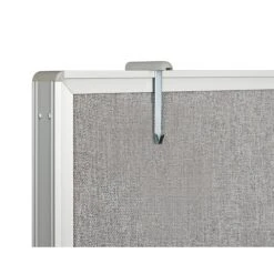 Best-Rite Cubicle Whiteboard Hangers, Gray, Set Of 2 (56389)