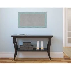 Amanti Art Medium Sky Blue Rustic 27"W X 15"H Framed Magnetic Board (DSW3908061) -Prepa Furniture Shop sp12266778 s7