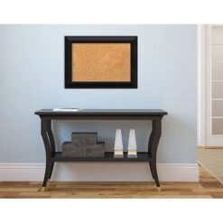 Amanti Art Small Nero Black 22"W X 16"H Framed Cork Board (DSW3908079) -Prepa Furniture Shop sp12266851 s7