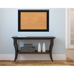 Amanti Art Medium Nero Black 28"W X 20"H Black Framed Cork Board (DSW3908081) -Prepa Furniture Shop sp12266860 s7