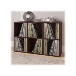 Way Basics 29.1" H X 15" W Eco 2-Shelf Modern Cube Storage And Vinyl Record Shelf, Espresso Wood Grain (BS-SCUBE-2-EO) 8 Way Basics 29.1" H X 15" W Eco 2-Shelf Modern Cube Storage And Vinyl Record Shelf, Espresso Wood Grain (BS-SCUBE-2-EO) -Prepa Furniture Shop sp123148577 s7