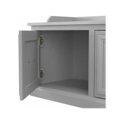 Kathy Ireland® Home By Bush Furniture Woodland Shoe Storage Bench With Doors, 40", Cape Cod Gray (WDS140CG-03) 9 Kathy Ireland® Home By Bush Furniture Woodland Shoe Storage Bench With Doors, 40", Cape Cod Gray (WDS140CG-03) -Prepa Furniture Shop sp123622231 s7