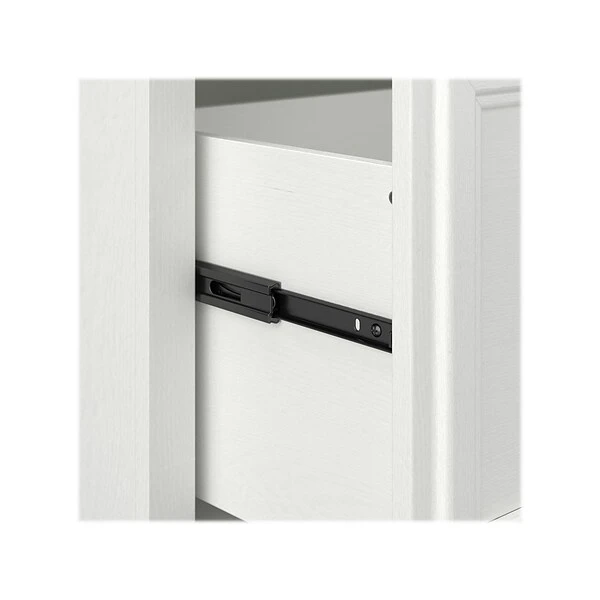 Kathy Ireland® Home By Bush Furniture Woodland Small Shoe Bench With Drawer, 24", White Ash (WDS124WAS-03) 5 Kathy Ireland® Home By Bush Furniture Woodland Small Shoe Bench With Drawer, 24", White Ash (WDS124WAS-03) - Image 5