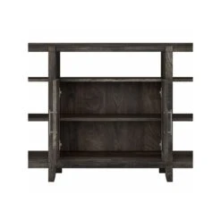 Bush Furniture Key West Tall TV Stand With Coffee Table And 2 End Tables, Dark Gray Hickory, Screens Up To 65" (KWS025GH) 10 Bush Furniture Key West Tall TV Stand With Coffee Table And 2 End Tables, Dark Gray Hickory, Screens Up To 65" (KWS025GH) -Prepa Furniture Shop sp123701693 s7