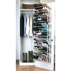 Simplify Over The Door Shoe Rack, 36 Pair, White (23197) -Prepa Furniture Shop sp12403355 s7