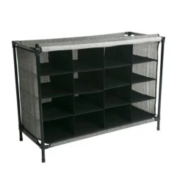 Simplify Shoe Cubby, 16 Compartment, Black (23200-BLACK) -Prepa Furniture Shop sp12403363 s7