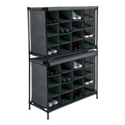 Simplify Shoe Cubby, 16 Compartment, Grey (23200-GREY) -Prepa Furniture Shop sp12403380 s7
