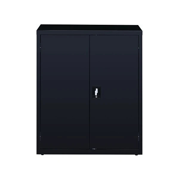 Hirsh 42" Steel Storage Cabinet With 3 Shelves, Black (22002) 1 Hirsh 42" Steel Storage Cabinet With 3 Shelves, Black (22002)