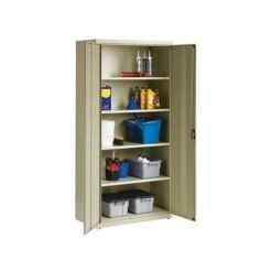 Hirsh 72" Steel Storage Cabinet With 5 Shelves, Putty (22004) -Prepa Furniture Shop sp126837072 s7