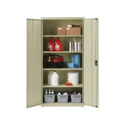 Hirsh 72" Steel Storage Cabinet With 5 Shelves, Putty (22004) -Prepa Furniture Shop sp126837073 s7