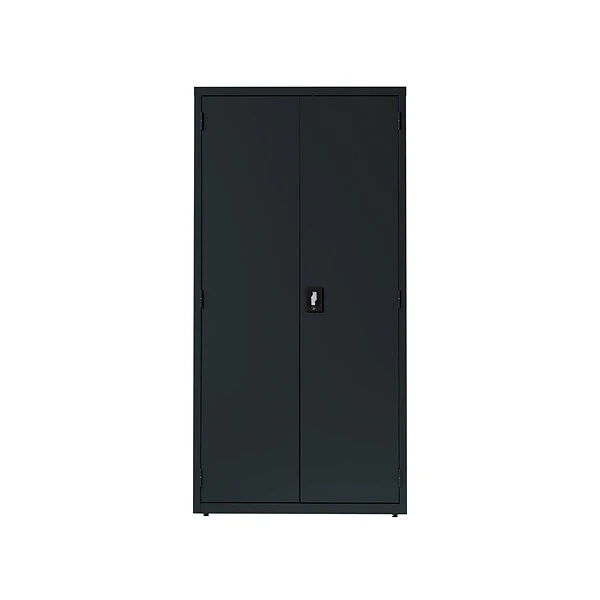 Hirsh 72" Steel Storage Cabinet With 5 Shelves, Black (22005) 1 Hirsh 72" Steel Storage Cabinet With 5 Shelves, Black (22005)