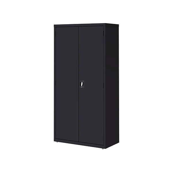 Hirsh 72" Steel Storage Cabinet With 5 Shelves, Black (22005) 2 Hirsh 72" Steel Storage Cabinet With 5 Shelves, Black (22005) - Image 2