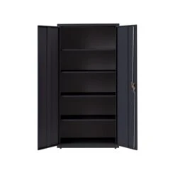 Hirsh 72" Steel Storage Cabinet With 5 Shelves, Black (22005) 10 Hirsh 72" Steel Storage Cabinet With 5 Shelves, Black (22005) -Prepa Furniture Shop sp126837079 s7