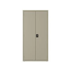 Hirsh 72" Steel Wardrobe Cabinet With 4 Shelves, Putty (22631)