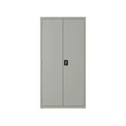 Hirsh 72" Steel Wardrobe Cabinet With 4 Shelves, Light Gray (22633)