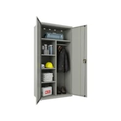 Hirsh 72" Steel Wardrobe Cabinet With 4 Shelves, Light Gray (22633) -Prepa Furniture Shop sp126926561 s7