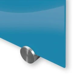 Best-Rite Visionary Colors Magnetic Glass Dry Erase Whiteboard 47.24" X 94.49" Blue (83846-Blue)