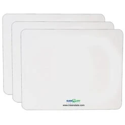 KleenSlate® Dry-Erase Surface Replacement Sheets, Blank, 9.75" X 7.5", 8 Sheets Per Pack, 3 Packs/Bundle (KLS7112-3)