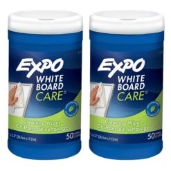 EXPO Dry Erase Board Cleaning Wet Wipes, 2/Pk (SAN81850-2)