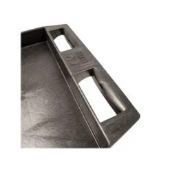 Luxor 3-Shelf Plastic/Poly Mobile Utility Cart With Swivel Wheels, Black (SEC111-B) -Prepa Furniture Shop sp132598881 s7