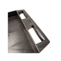 Luxor 2-Shelf Plastic/Poly Mobile Utility Cart With Swivel Wheels, Black (SEC11-B) -Prepa Furniture Shop sp132598937 s7