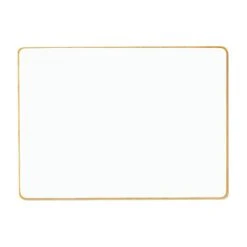 Dowling Magnets Double-Sided Plastic Dry-Erase Whiteboard, 12" X 8.75", Pack Of 6 (DO-7200000-6)