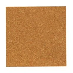 Flipside Products Natural Cork Tiles, 12" X 12", Natural Color, 4 Per Pack, 2 Packs (FLP10058-2)
