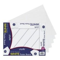 UCreate® Poster Board, 11" X 14", White, 5 Sheets Per Pack, 12 Packs (PAC5417-12)