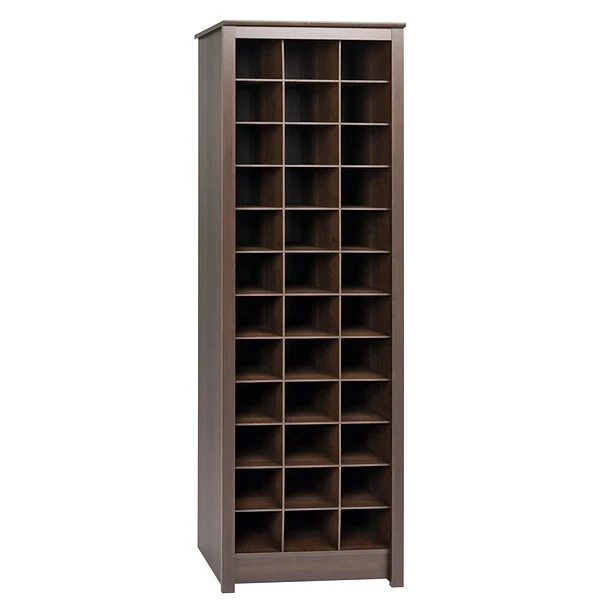 Prepac Space-Saving Shoe Storage Cabinet, Espresso (EUSR-0009-1) 1 Prepac Space-Saving Shoe Storage Cabinet, Espresso (EUSR-0009-1)