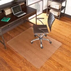 Flash Furniture 36" X 48'' Rectangular Chair Mat For Hard Floor , Vinyl (MAT131820)