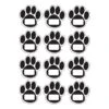 Ashley Productions® Die-Cut Magnetic Black Paw Prints, 12 Per Pack, 6 Packs (ASH10104-6)