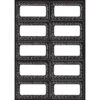 Ashley Productions® Die-Cut Magnetic Chalk Loop Labels/Nameplates, 10 Per Pack, 6 Packs (ASH19014-6)